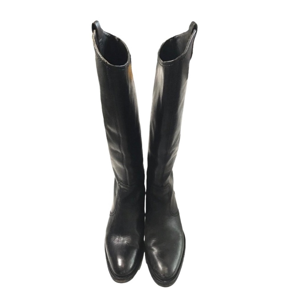 KENNETH COLE NEW YORK | BLACK LEATHER RIDING BOOK | EUC | SZ10